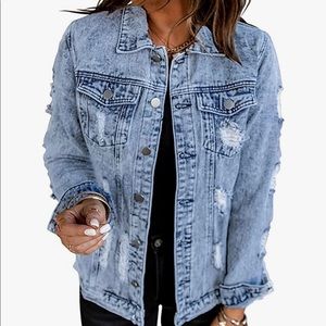 Distressed Denim Jacket